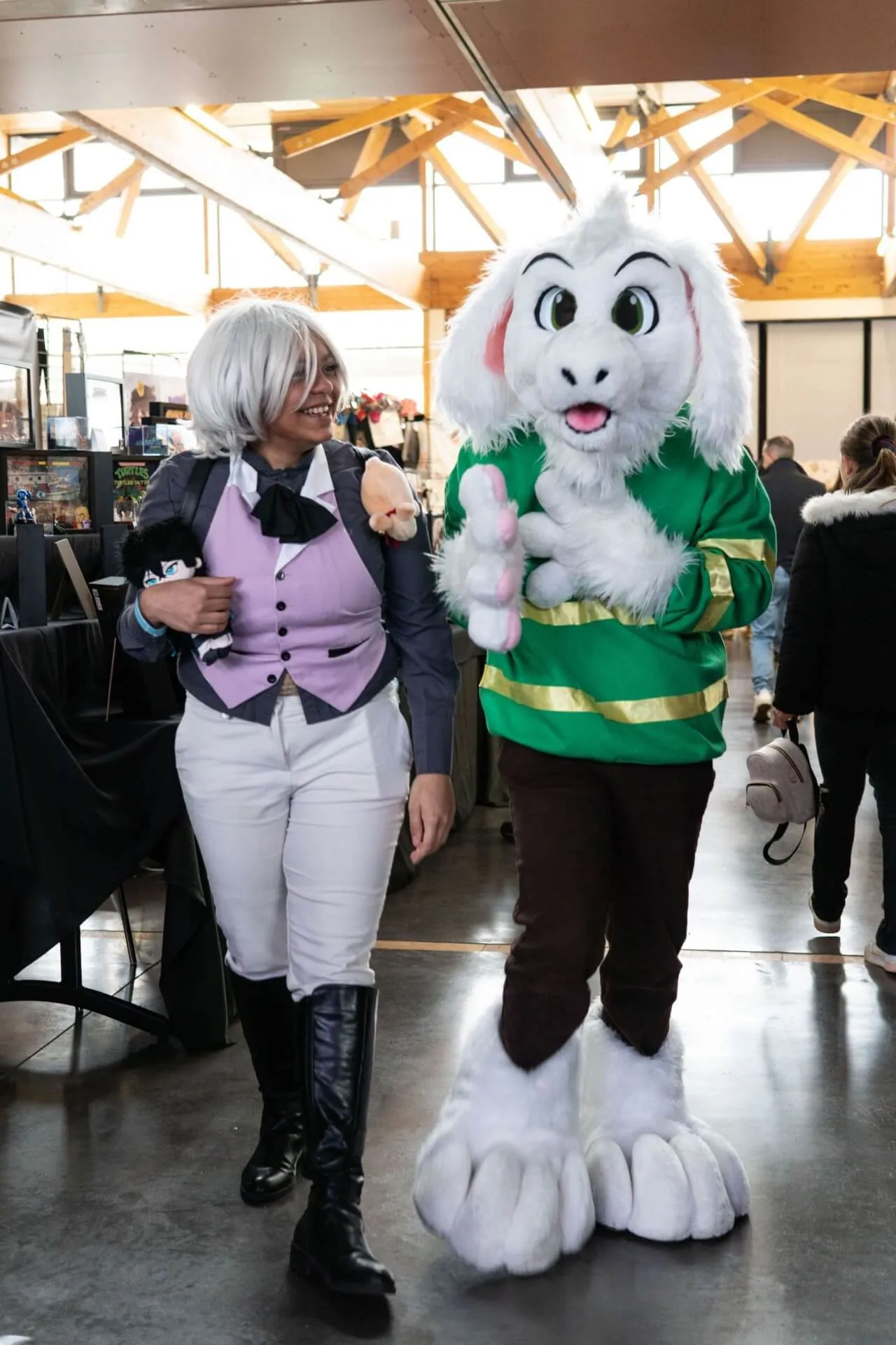 Visiteurs costumés lors d'une édition précédente